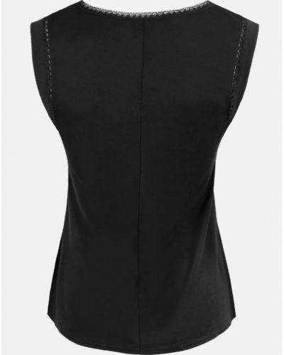 Short-sleeve Top Maison Lejaby Softness (Black)