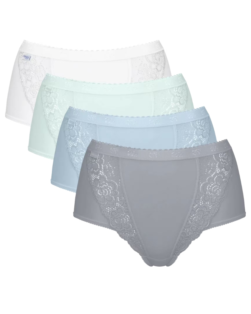 Pack of 4 maxi knickers Sloggi Chic (Blue Light Combination)
