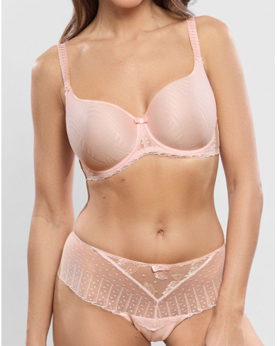 Thong shorty Empreinte Amour (Crystal)