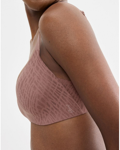 Push-up wireless bralette Sloggi Zero Feel Bliss (Cacao)