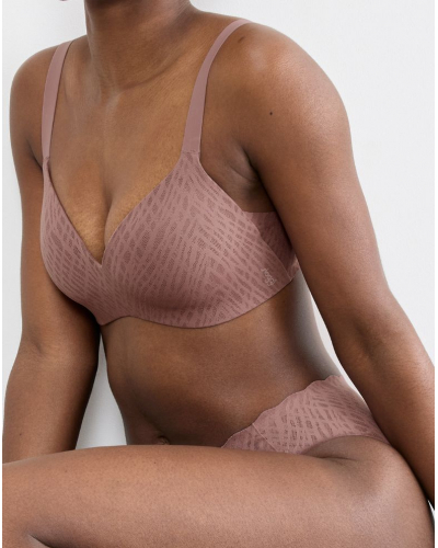 Sostén push-up sin aros Sloggi Zero Feel Bliss (Cacao)