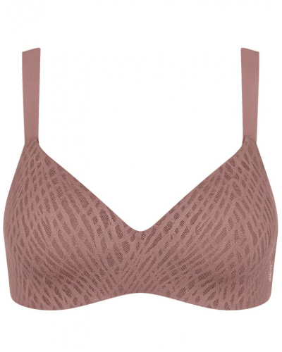 Push-up wireless bralette Sloggi Zero Feel Bliss (Cacao)