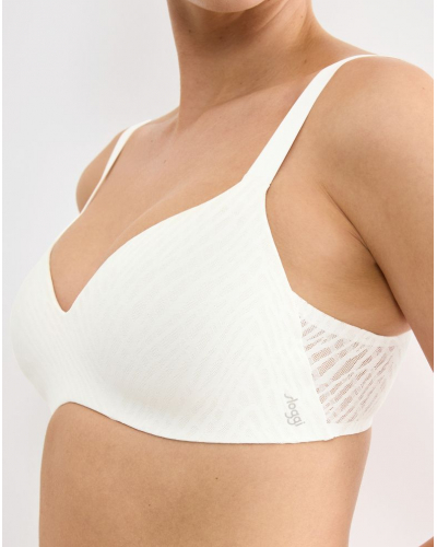 Sostén push-up sin aros Sloggi Zero Feel Bliss (Silk White)