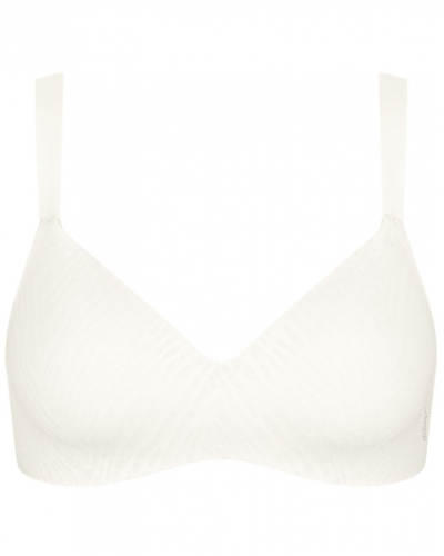 Push-up wireless bralette Sloggi Zero Feel Bliss (Silk White)