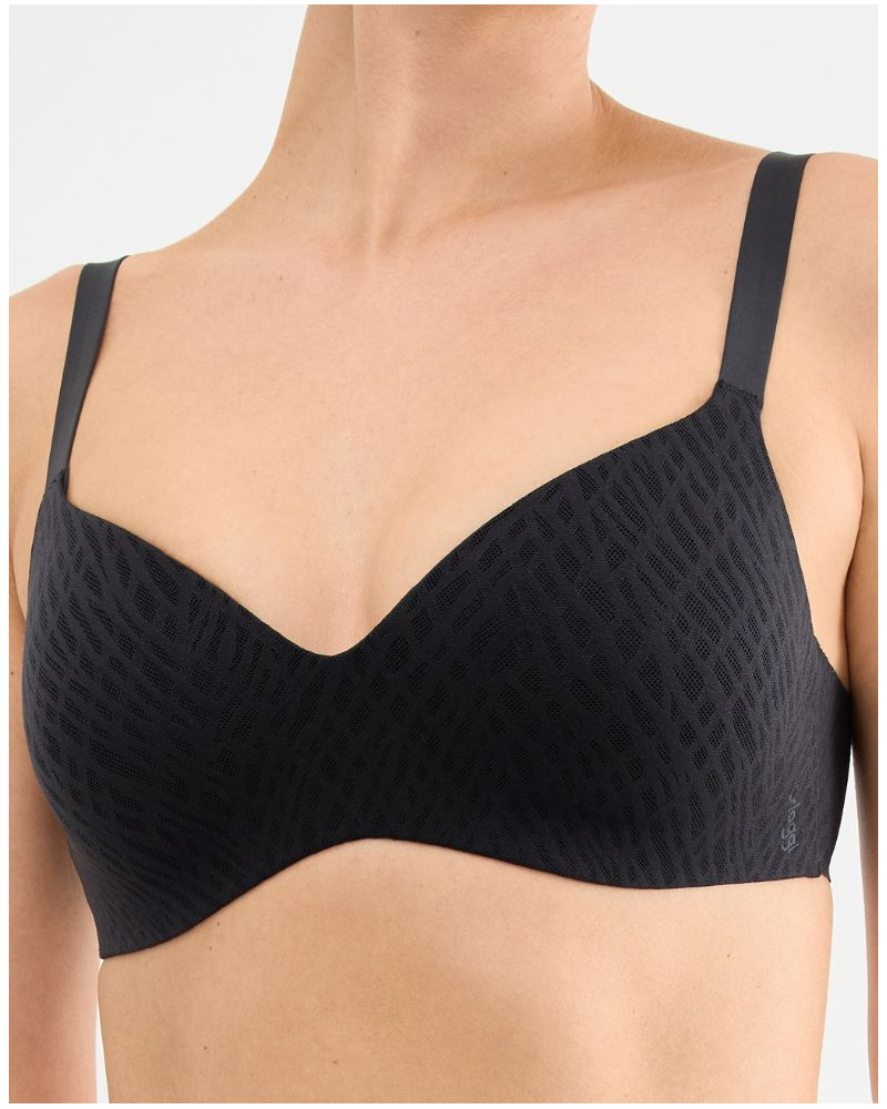 Sostén push-up sin aros Sloggi Zero Feel Bliss (Negro)