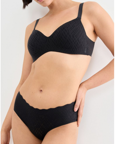 Sostén push-up sin aros Sloggi Zero Feel Bliss (Negro)
