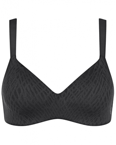 Sostén push-up sin aros Sloggi Zero Feel Bliss (Negro)
