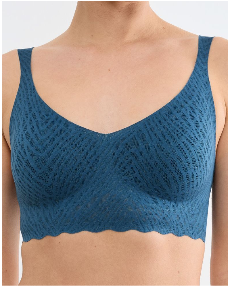Bralette Sloggi Zero Feel Bliss (Smoky Blue)