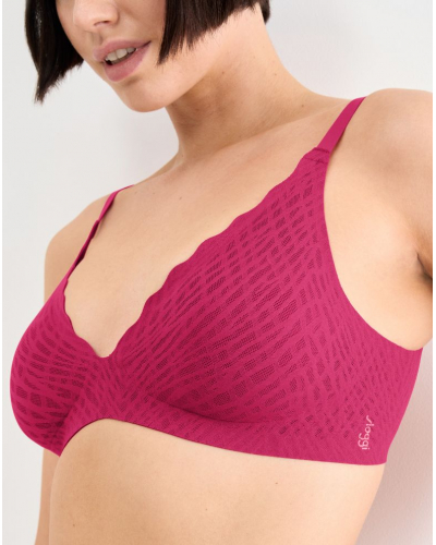 Sujetador sin aros push-up Sloggi Zero Feel Bliss (Berry)
