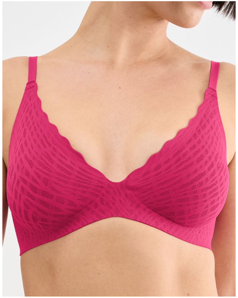 Soutien-gorge push-up sans armature Sloggi Zero Feel Bliss (Berry)