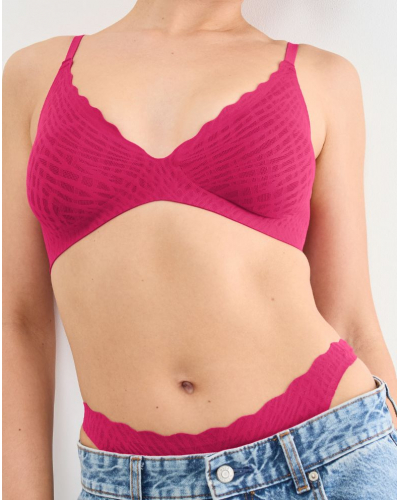 Sujetador sin aros push-up Sloggi Zero Feel Bliss (Berry)