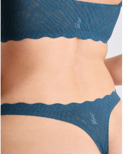 Thong Sloggi Zero Feel Bliss (Smocky Blue)