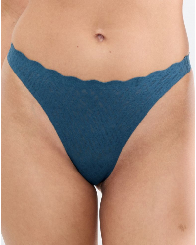 Tanga Sloggi Zero Feel Bliss (Smocky Blue)