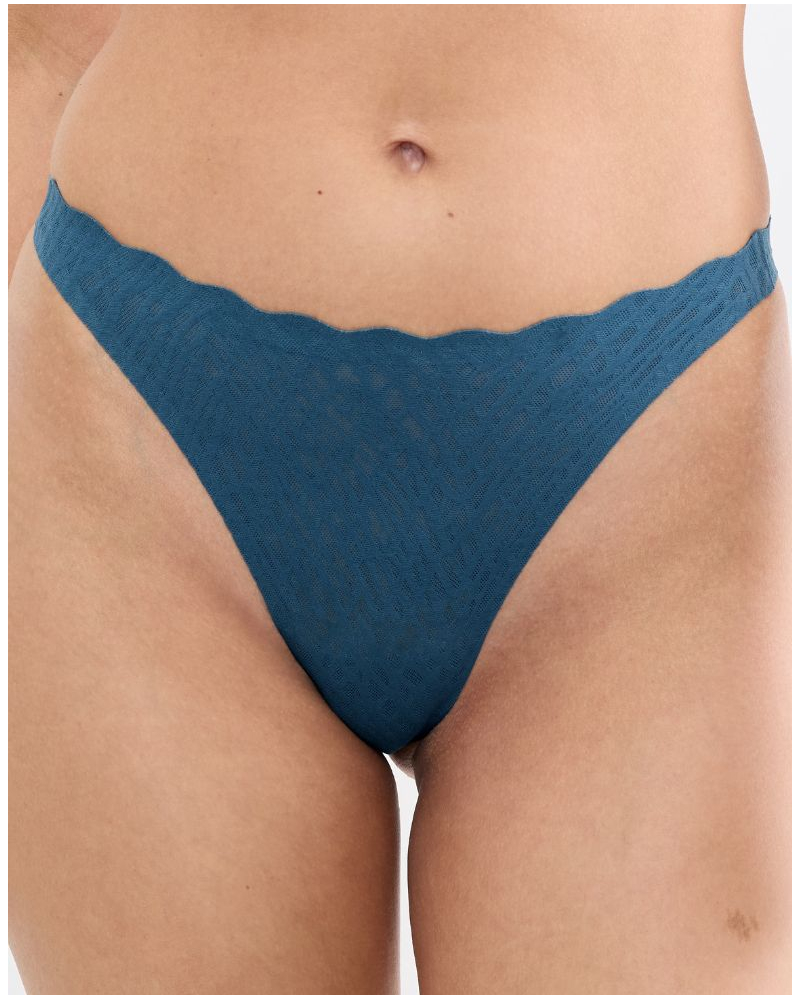 Tanga Sloggi Zero Feel Bliss (Smocky Blue)