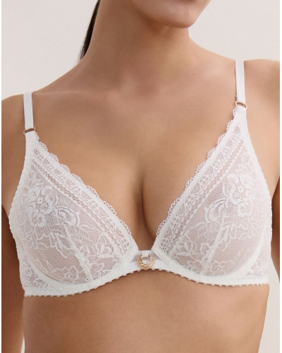 Soutien-gorge triangle armatures Aubade Ivresse Baroque (Opale)