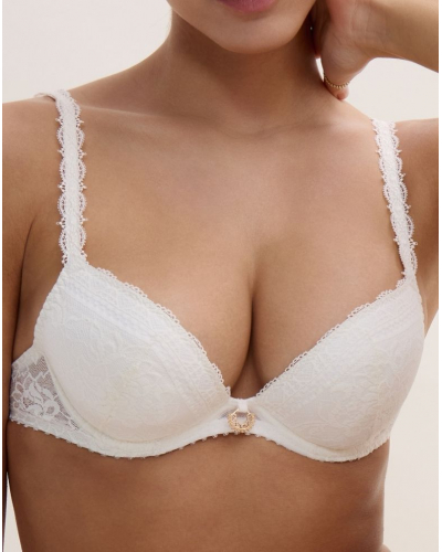 Padded Plunge Bra Aubade Ivresse Baroque (Opale)