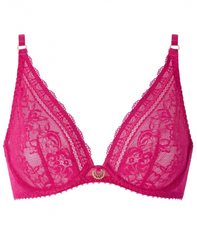 Soutien-gorge triangle armatures Aubade Ivresse Baroque (Pink Muse)