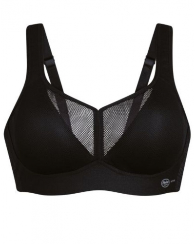 Soutien-gorge de sport maintien maximum dos croisé variable Anita Active Air Control X Deltapad (Noir)