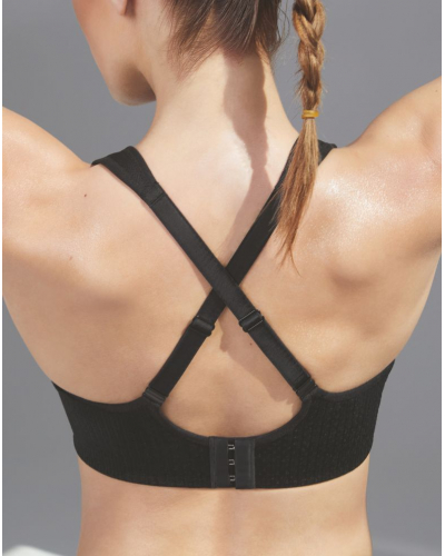 Soutien-gorge de sport maintien maximum dos croisé variable Anita Active Air Control X Deltapad (Noir)