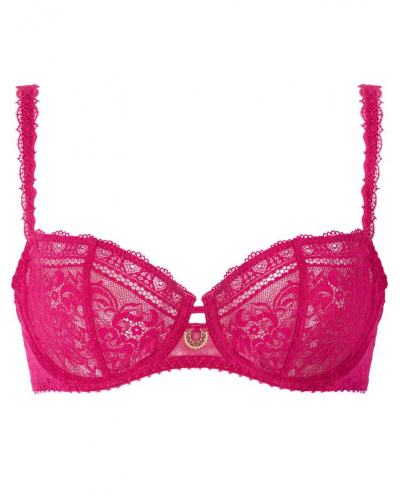Soutien-gorge corbeille armatures Aubade Ivresse Baroque (Pink Muse)