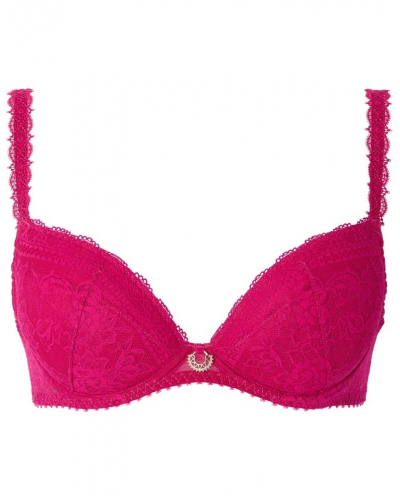 Padded Plunge Bra Aubade Ivresse Baroque (Pink Muse)