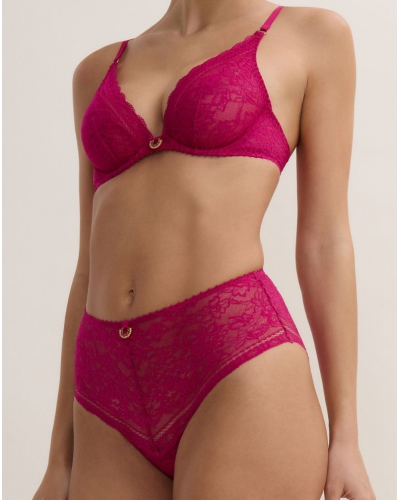 Culotte taille haute Aubade Ivresse Baroque (Pink Muse)