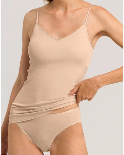 Women's midi brief 100% cotton Hanro Cotton Seamless (Beige)