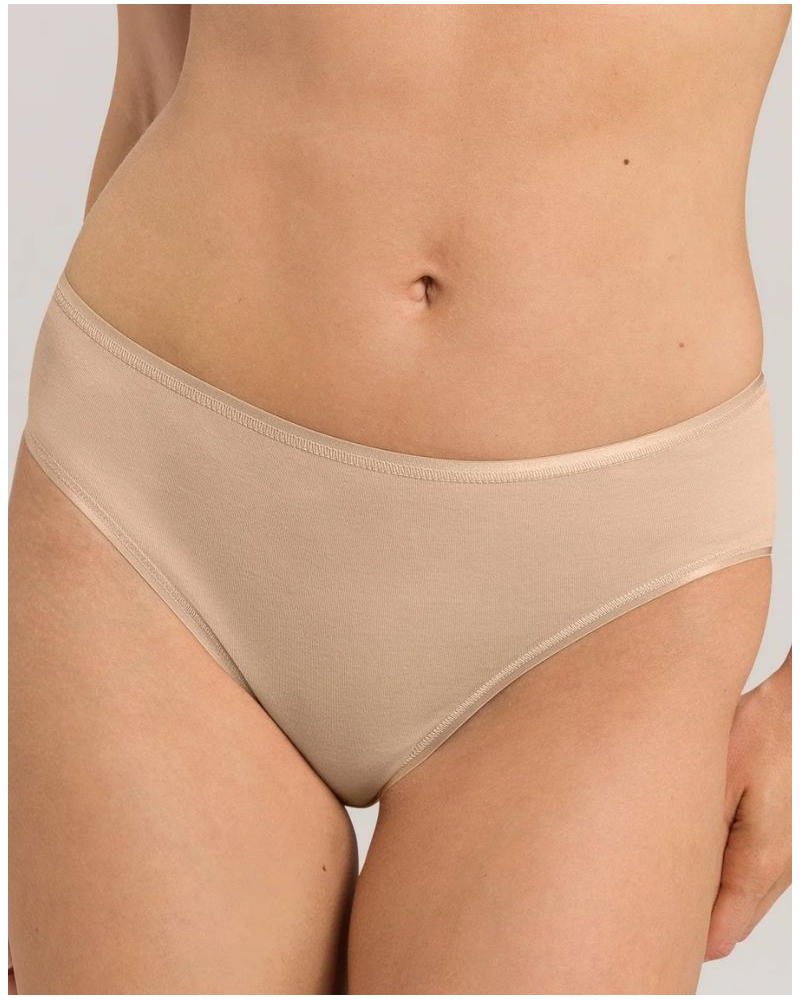 Braga midi para mujer 100% algodón Hanro Cotton Seamless (Beige)
