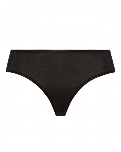 Women's midi brief 100% cotton Hanro Cotton Seamless (Black)