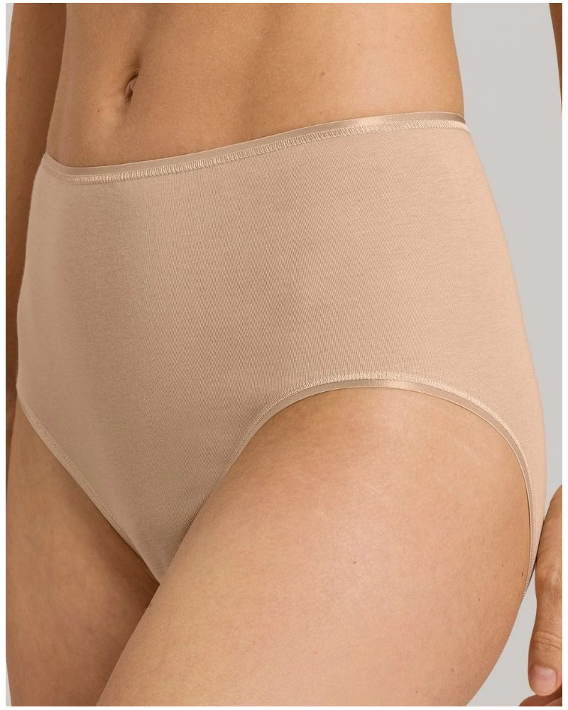 Braga maxi para mujer 100% algodón Hanro Cotton Seamless (Beige)