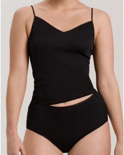 Slip maxi femme 100% coton Hanro Cotton Seamless (Noir)