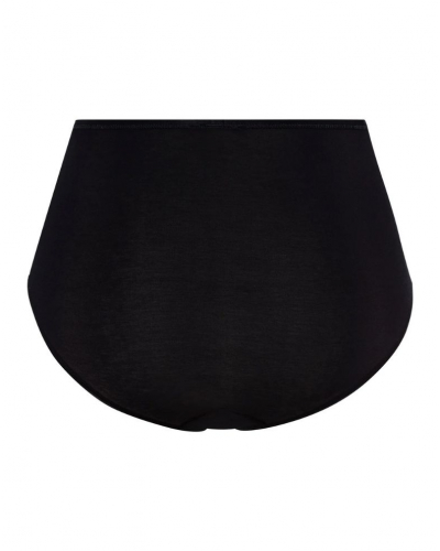 Slip maxi femme 100% coton Hanro Cotton Seamless (Noir)