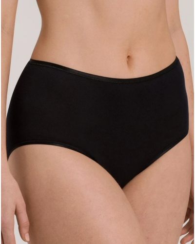 Women's maxi brief 100% cotton Hanro Cotton Seamless (Black)