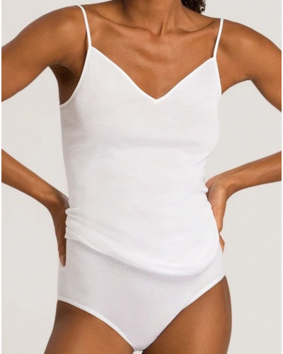 Braga maxi para mujer 100% algodón Hanro Cotton Seamless (Blanco)