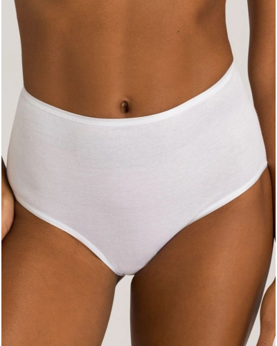 Braga maxi para mujer 100% algodón Hanro Cotton Seamless (Blanco)