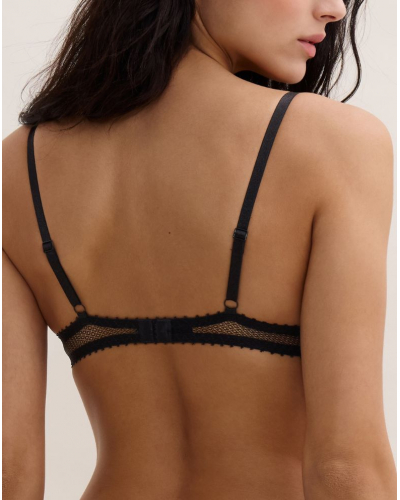 Plunge padded bra Aubade Flawless Love (Black)