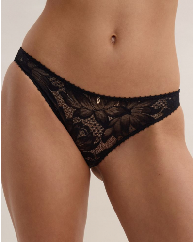 Slip italien Aubade Flawless Love (Noir)