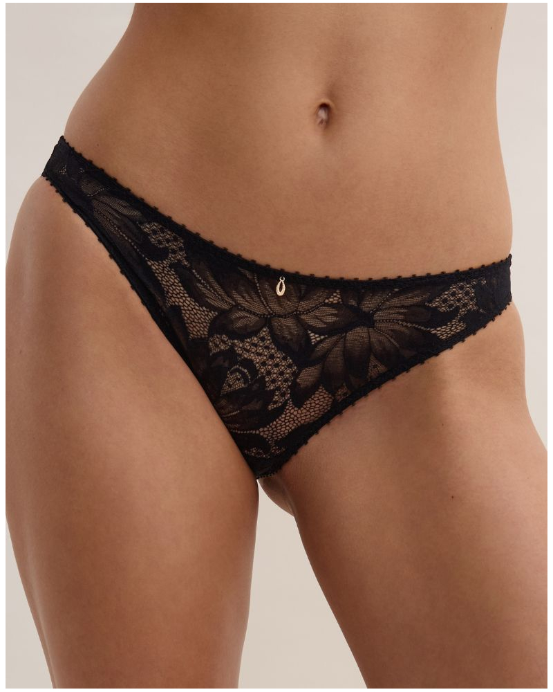 Slip italien Aubade Flawless Love (Noir)