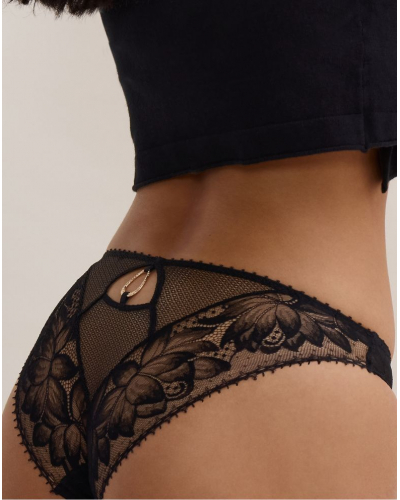 Slip italien Aubade Flawless Love (Noir)
