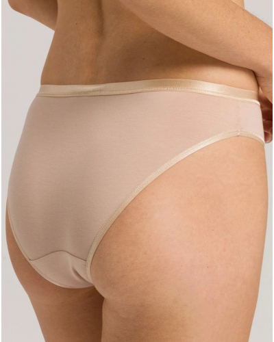 Slip femme mini coton Hanro Cotton Sensation (Beige)