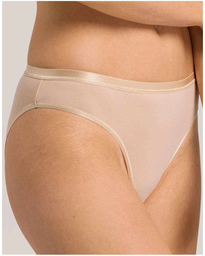 Calzoncillos mujeres mini de algodón Hanro Cotton Sensation (Beige)