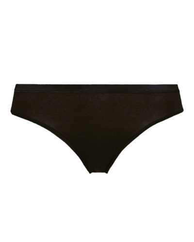Slip mini femme Hanro Cotton Sensation (Noir)