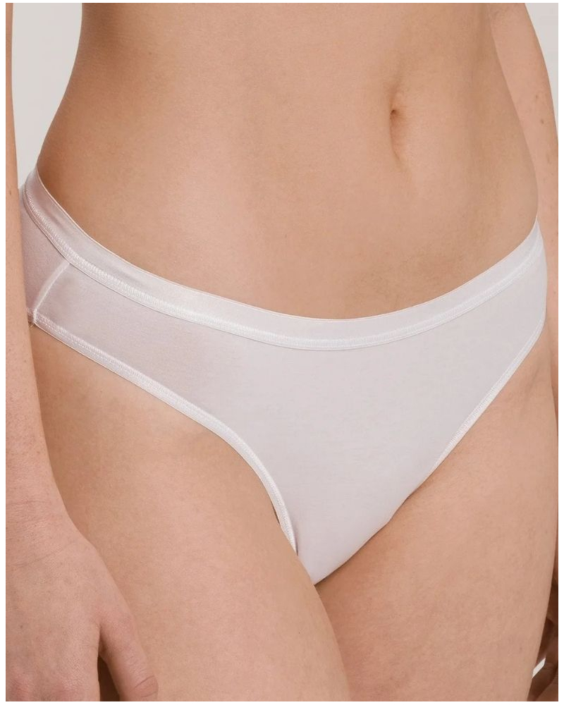Women's mini brief Hanro Cotton Sensation (White)