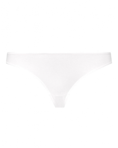 Slip mini femme 100% coton Hanro Ultralight (Blanc)