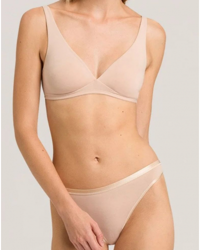 Wireless bra Hanro Cotton Sensation (Beige)