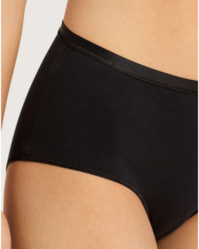 Braga maxi para mujer Hanro Cotton Sensation (Negro)