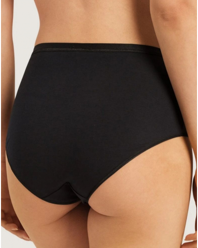 Slip maxi femme Hanro Cotton Sensation (Noir)