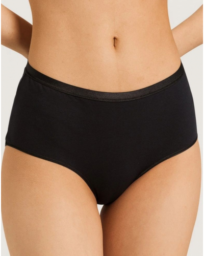 Women's maxi brief Hanro Cotton Sensation (Black)