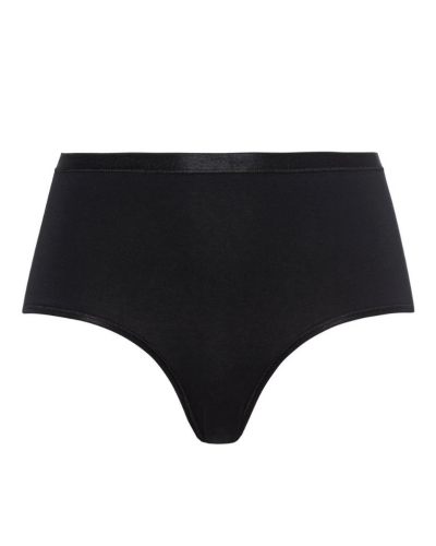 Slip maxi femme Hanro Cotton Sensation (Noir)