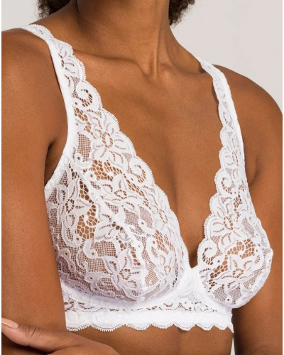 Wireless bra Hanro Moments (White)